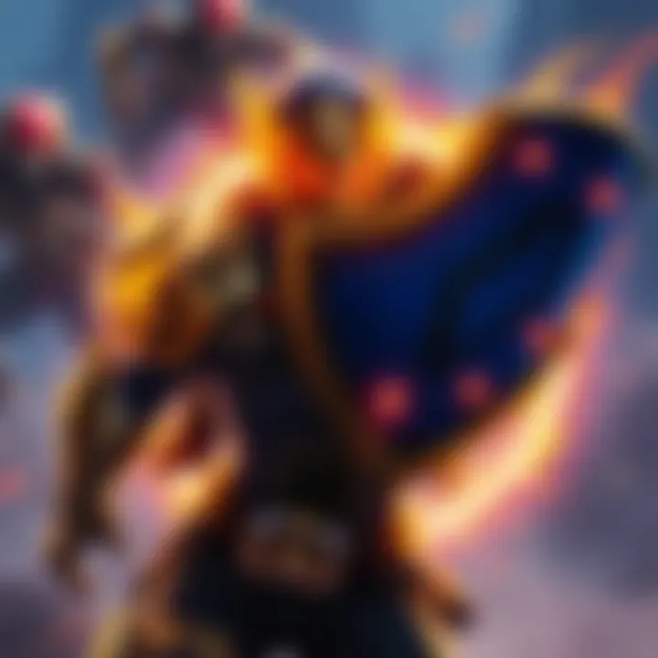 Mirage's Eclipse Ability in Action A character using Mirage's Eclipse ability, showcasing a shield that offers 75% damage reduction during combat.