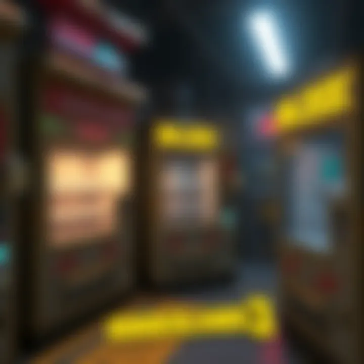 A visual representation of the absence of Dr. Zed in Borderlands 3 with a focus on empty healing vending machines