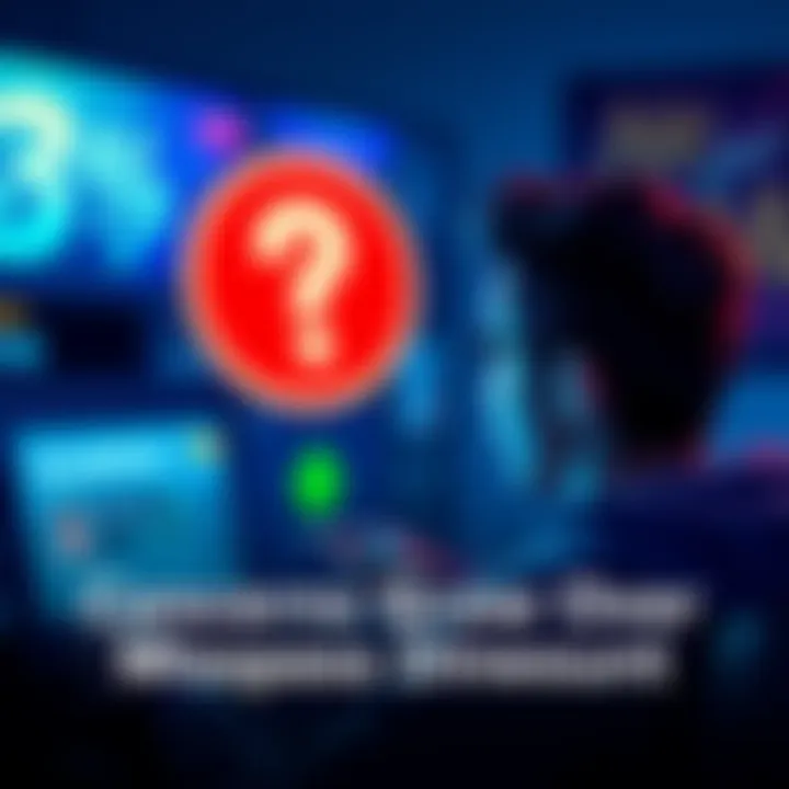 A frustrated person looking at their Gamepass screen with a question mark above their head, indicating confusion over a missing discount.