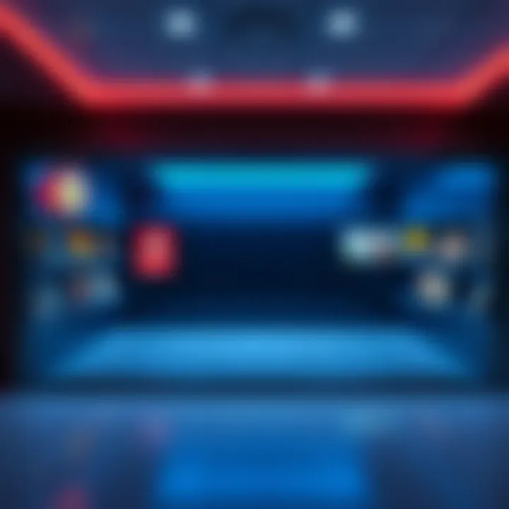 A screenshot showing an empty showcase section with no games listed.