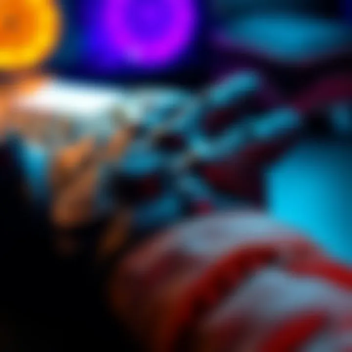 Close-up of a gaming controller and a missing glove from the Ringwraith gear set, highlighting the discussion among players about the issue.