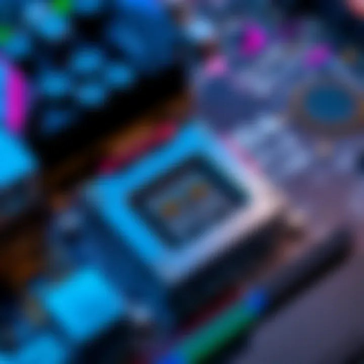 A close-up view of a DDR4 H610 motherboard with a highlighted area showing the absence of the M.2 WiFi slot, illustrating the issue.