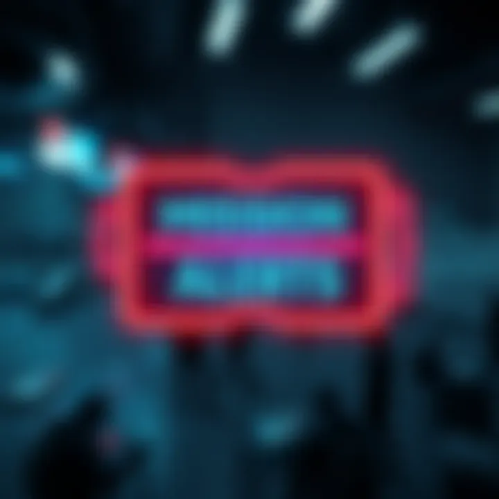 An urgent notification graphic symbolizing critical mission alerts