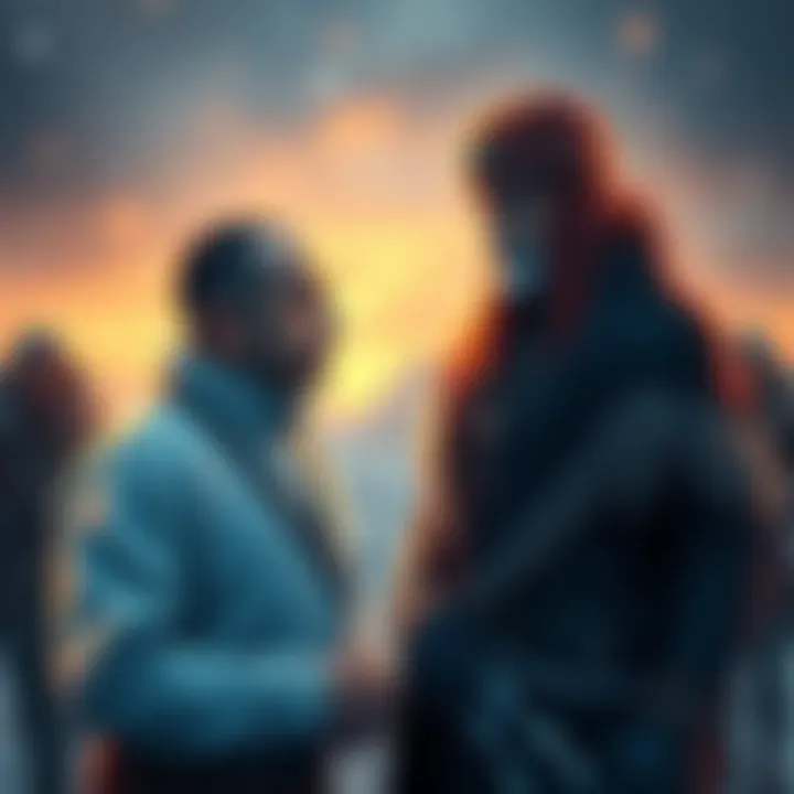 Mizkif consults Knut for advice on reconnecting with Ice Poseidon, both appearing engaged in conversation