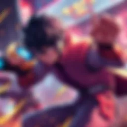 Mizuki in action during gameplay Mizuki showcases his abilities while players react to his voice lines