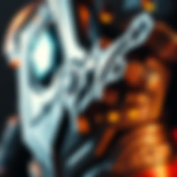 Mjolnir Weapon Overview Close-up of Mjolnir and Gen 3 Mark VI armor showcasing its design and features