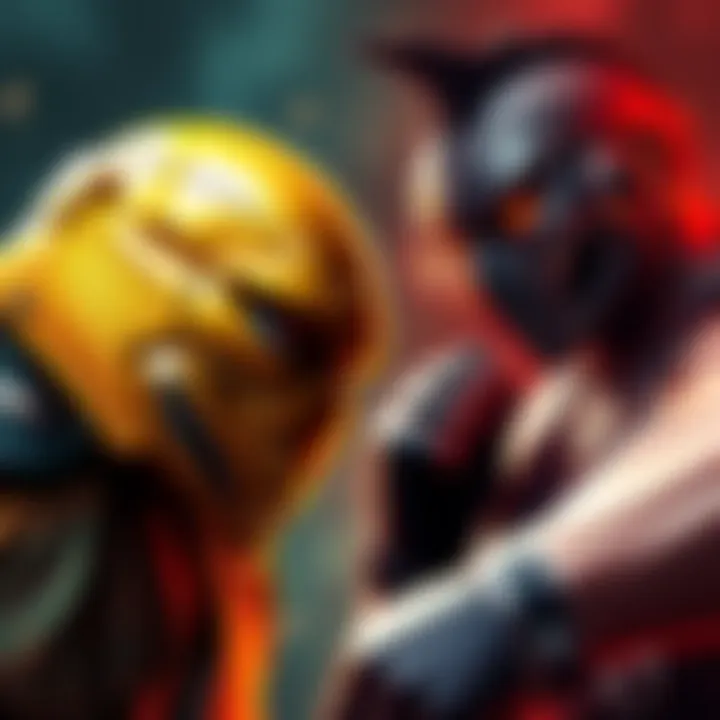 A visual comparison of MK1 and MK11 showcasing their character rosters and gameplay features