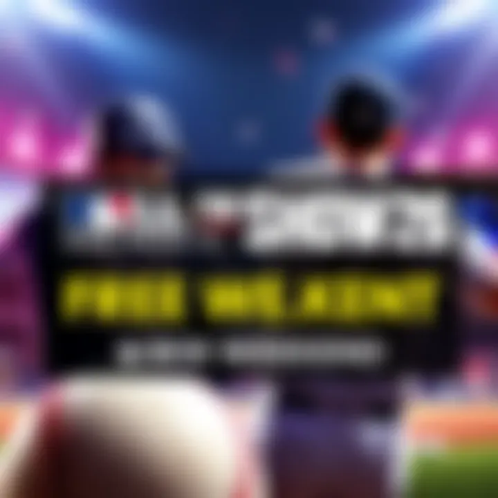 MLB The Show 26 Free Weekend A promotional banner for MLB The Show 26 highlighting a free weekend for Xbox Game Pass subscribers with a baseball theme.