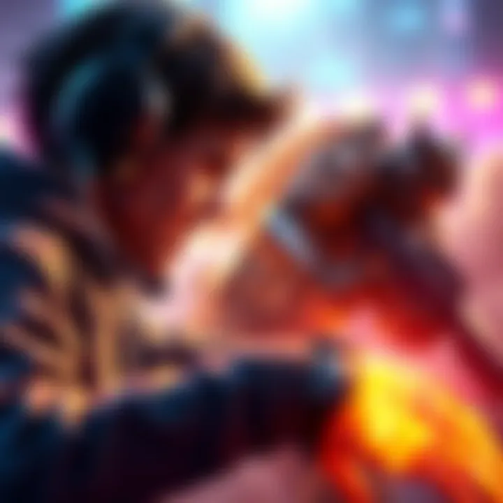 A player struggles in a gaming match against highly skilled Paragon players in Stranded.