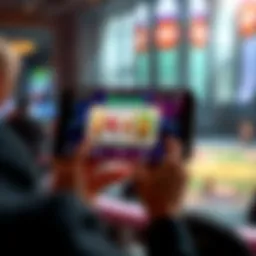 A mobile screen displaying a C-5 deck in a strategy game, with a player excitedly sharing their experience