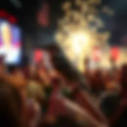 People celebrating the significant split of Mockingbird at a community event