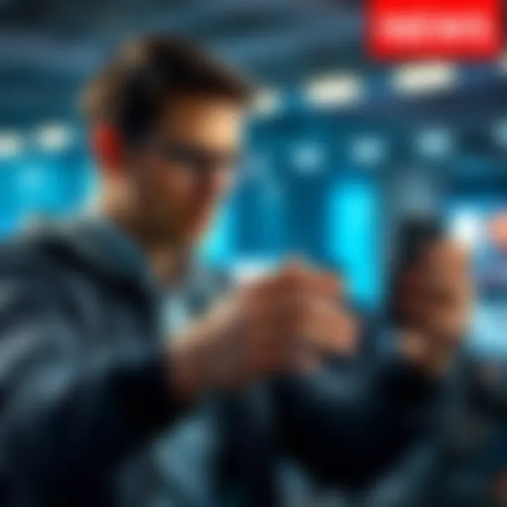 A reviewer holds a popular model, looking at its design with mixed feelings, showcasing a blend of admiration for its performance and disappointment in its icon design.