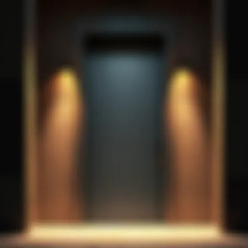 Modern Door with PS2 Graphics Style A close-up of a modern door featuring textures and patterns that resemble graphics from PlayStation 2 games