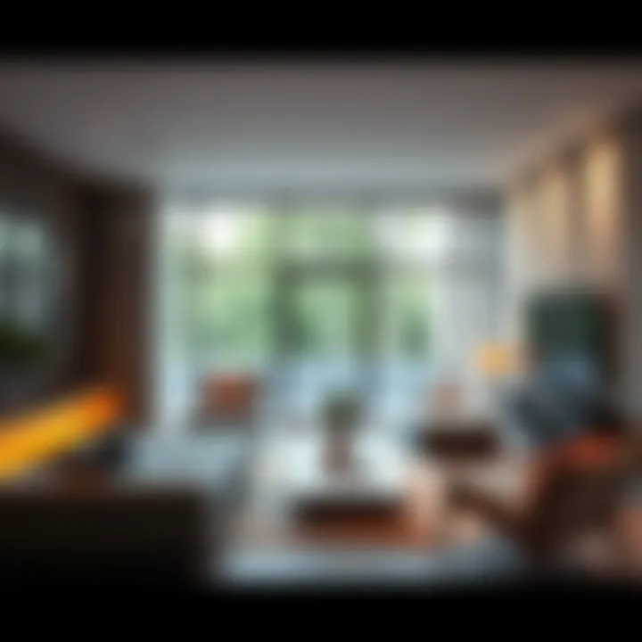 A sleek living space featuring innovative furniture and decor, showcasing TRII's approach to modern living.