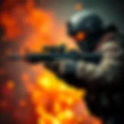 Modern Warfare 4 Multiplayer Action A player engaged in fast-paced multiplayer action in Modern Warfare 4, showing intense gameplay and weapon mechanics similar to Modern Warfare II.