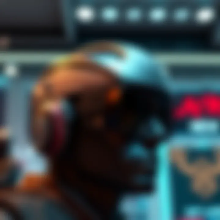 A close-up view of Modern Lord spectacles head gear showing stylish design and features.