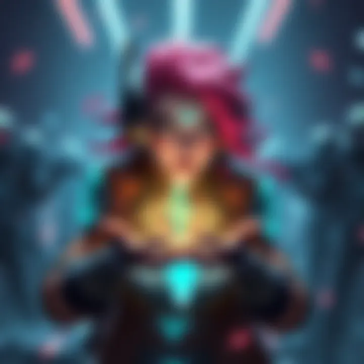 Moira character using healing abilities surrounded by frustrated players in a gaming environment