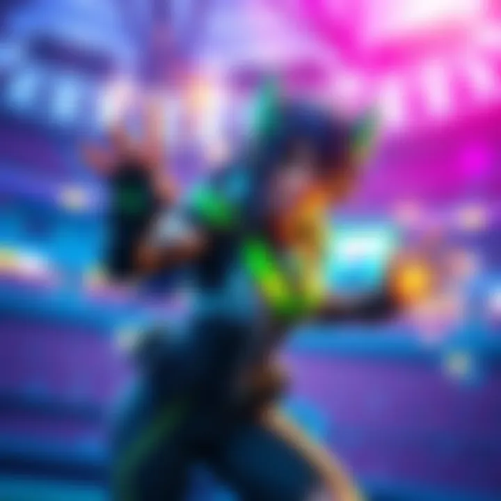 Moira character using healing abilities in a vibrant stadium environment