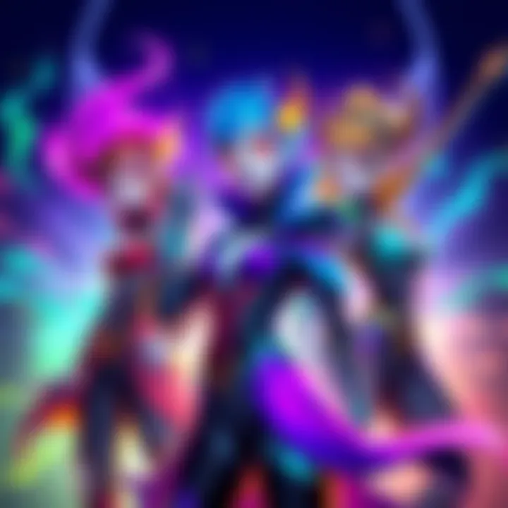 A colorful representation of various Moira skins showcasing their designs and styles, highlighting the top choices among players.