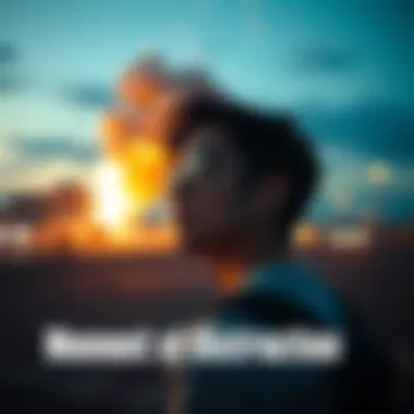 A person looking away while something unexpected happens in the background, symbolizing how brief distractions can change life.