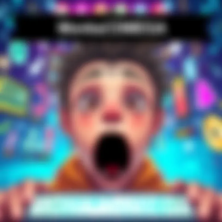 MonkaOMEGA Meme Representation A vibrant illustration of the MonkaOMEGA meme featuring a surprised character with exaggerated eyes, conveying excitement and humor, surrounded by digital elements reflecting online culture.