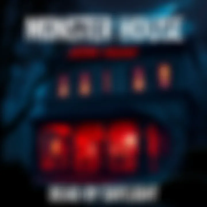 Monster House in Dead By Daylight A spooky house from Monster House with eerie lights and shadows, featured in Dead By Daylight gameplay