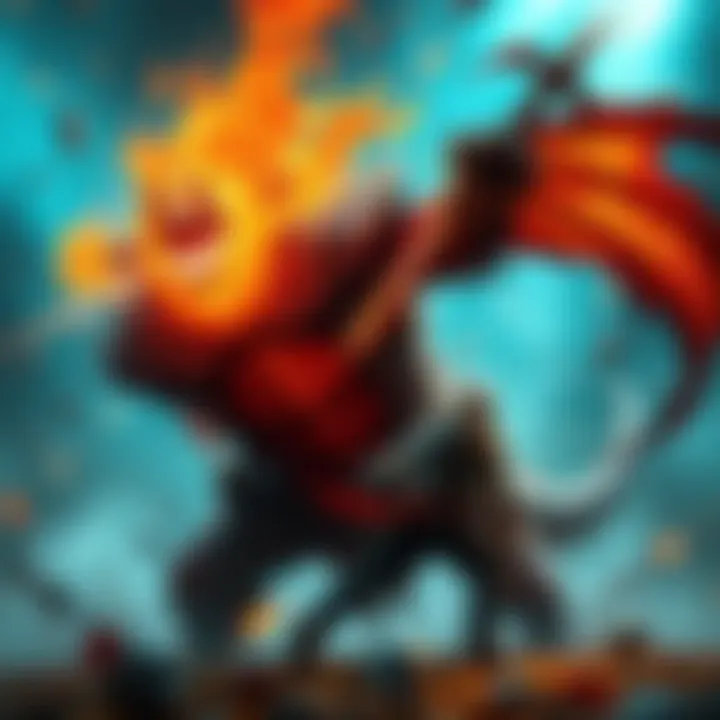 A fierce monster attempts to parry a player's attack in a dramatic battle scene, showcasing unique combat mechanics.