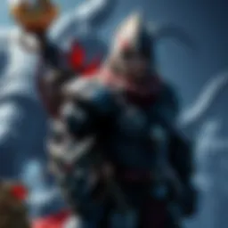 A character preparing for a quest in Monster Hunter Generations Ultimate, showcasing armor and a large weapon, ready for action