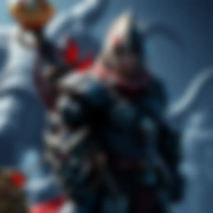 A character preparing for a quest in Monster Hunter Generations Ultimate, showcasing armor and a large weapon, ready for action