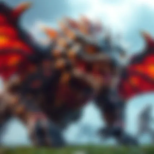 A fierce new monster from the Monster Hunter Outlanders trailer, showcasing its unique features and design