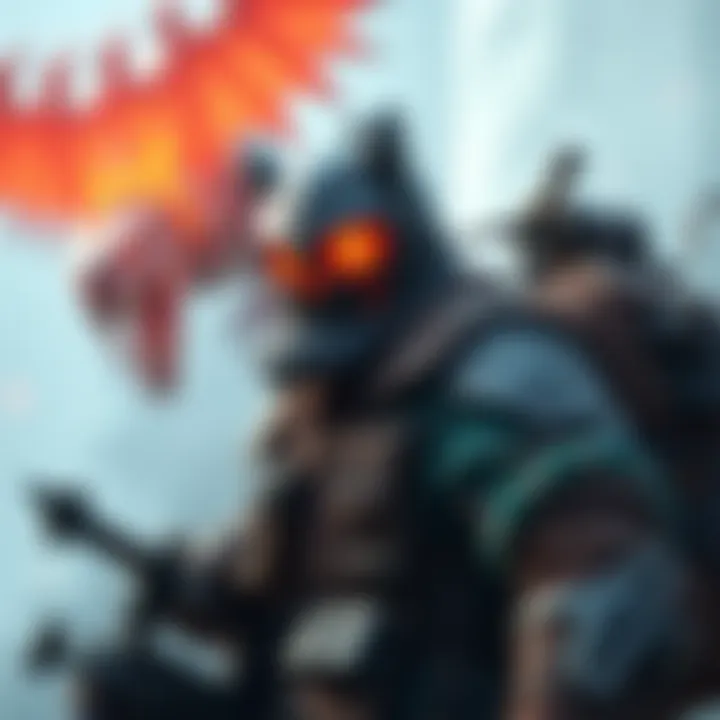 A character preparing for a monster hunting quest, equipped with gear and ready to embark on an adventure.