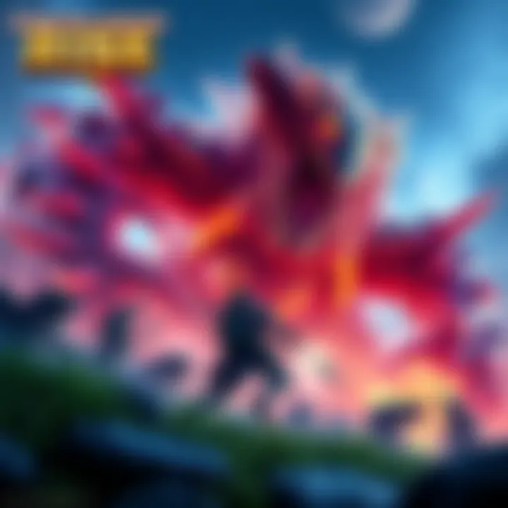 A player battles a giant monster in Monster Hunter Rise, showcasing intense action and vibrant graphics.