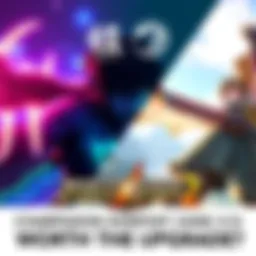 Comparison of Monster Hunter Stories 3 and 2 Side-by-side view of gameplay from Monster Hunter Stories 3 and 2 showing enhanced graphics and features