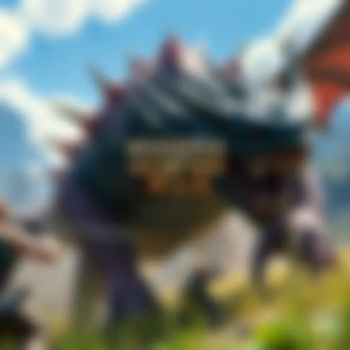 Monster Hunter Wild Gameplay Scene A player battling a large monster in Monster Hunter Wild on PS5, showcasing the game's graphics and action