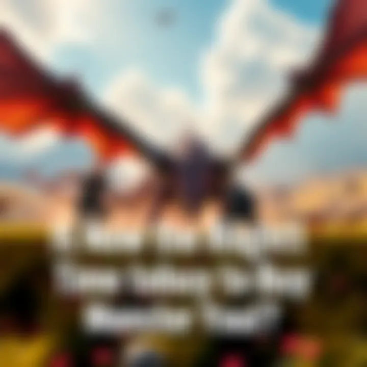 Monster Hunter World Gameplay A scene from Monster Hunter World featuring a hunter battling a large dragon in a vibrant landscape.