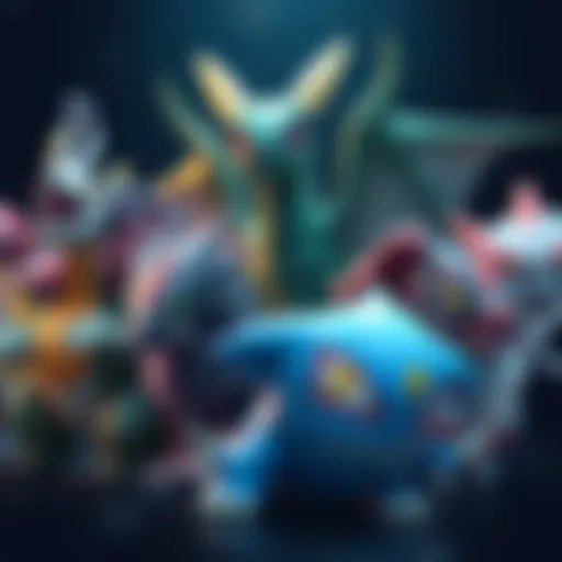 Monsters Not in Gen 5/6 Games A lineup of various classic monsters that are absent from Generations 5 and 6, highlighting fan favorites like Ceadeus.