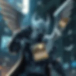 Moon Knight character throwing away a card labeled Majestic Wingbeat, showing a surprised expression