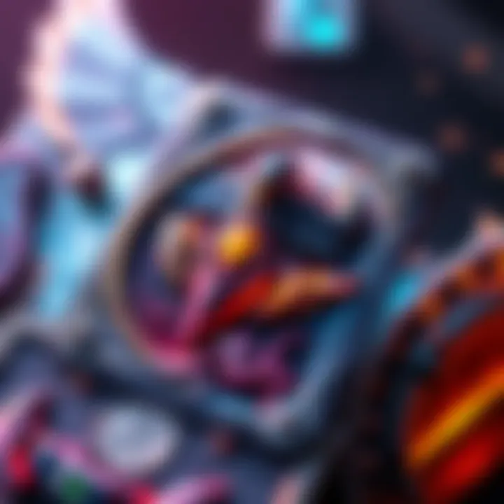 A close-up view of the new Moragg card showcasing its unique artwork and features.