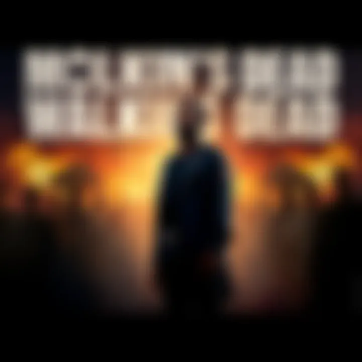 Morgan's Son Duane Duane Jones standing with a concerned expression, representing his role in The Walking Dead as Morgan's son.