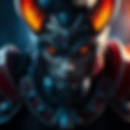 A close-up of Morgott, showcasing his determined expression and armor, symbolizing loyalty in gaming.