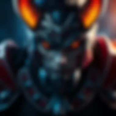 A close-up of Morgott, showcasing his determined expression and armor, symbolizing loyalty in gaming.