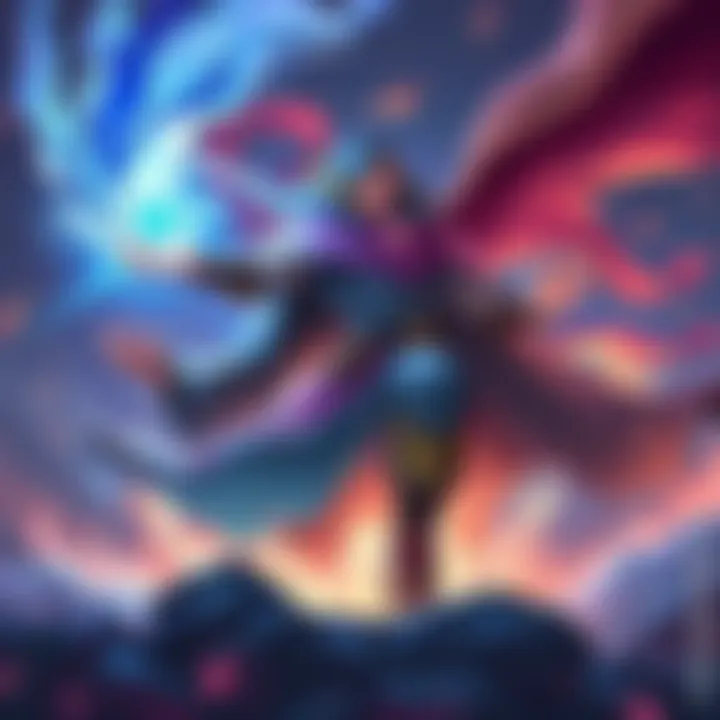 Morph flow rework visual Illustration showing Morph as a spellcaster with enhanced intelligence and mana, highlighting his new abilities and cooldown reduction mechanics.