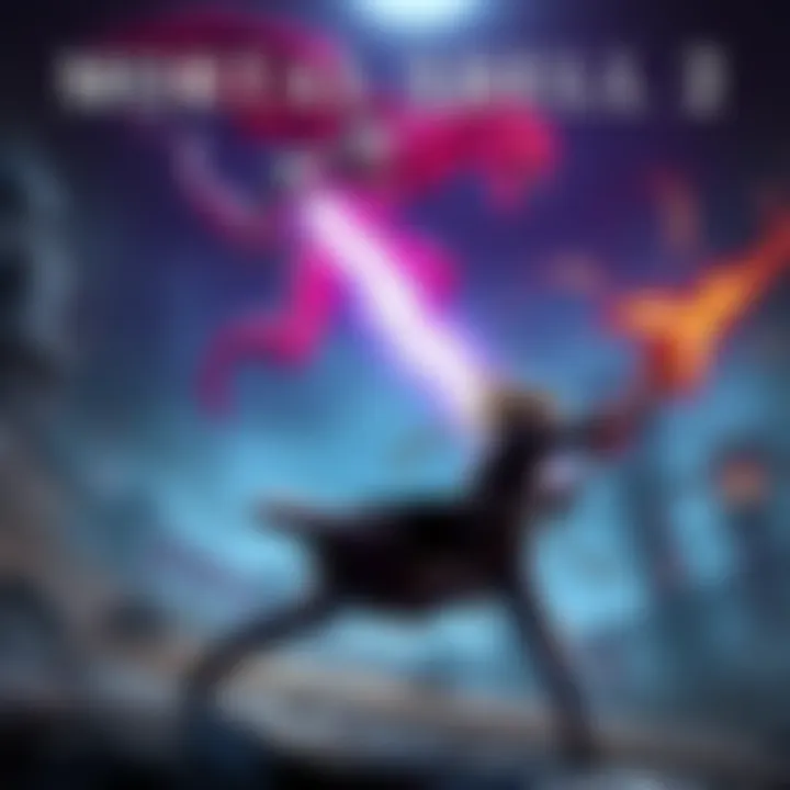 A dynamic scene from Mortal Shell 2 showcasing intense combat between a character and a monstrous enemy in a dark fantasy setting.