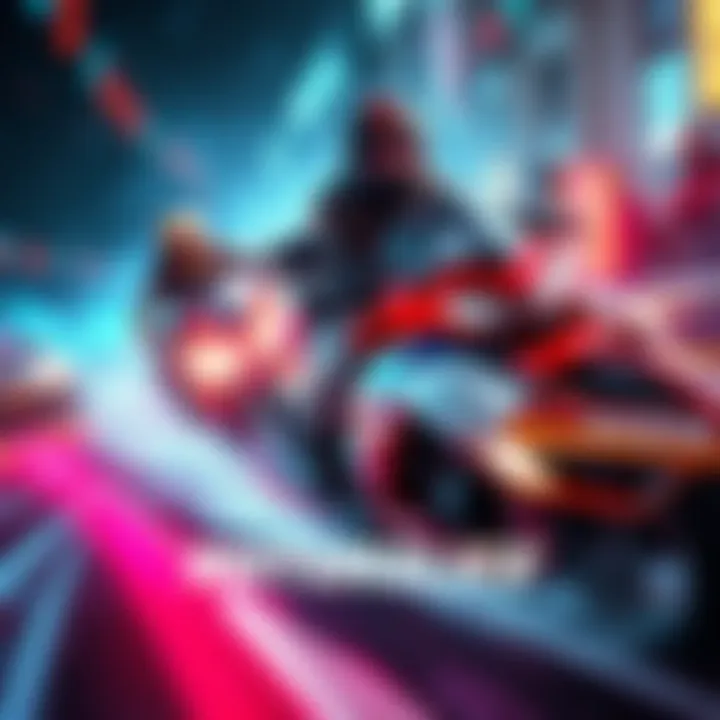 MOTORSLICE game cover featuring action-packed scenes and vibrant graphics celebrating the launch on GOG, Steam, and Xbox PC.