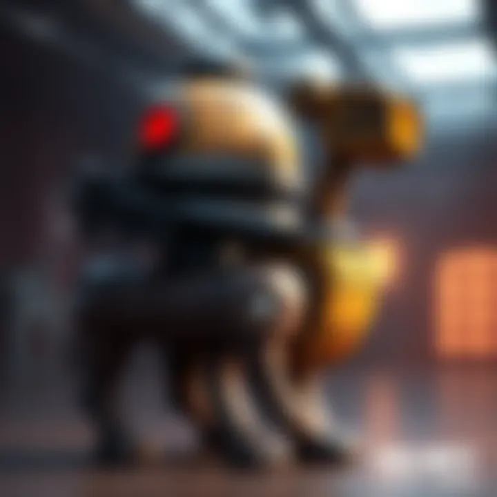 A visual comparison between Mounted Turret textures and R.O.S.I.E. character from Save the World, highlighting the texture choice concern.