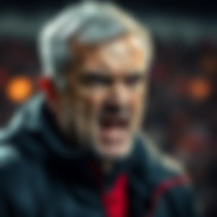 Mourinho posts an aggressive message on social media, reflecting online hostility and anger.