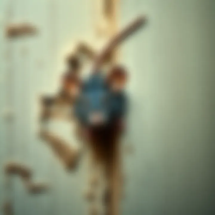 Mouse carcass behind wall A dead mouse inside a wall, causing an unpleasant odor in the home