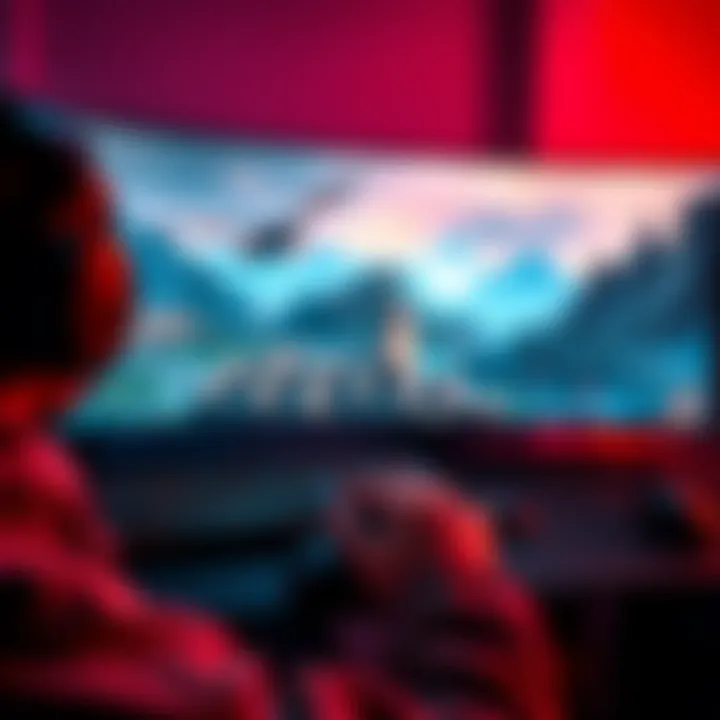 A gamer using a mouse and keyboard while playing Death Stranding 2, displaying both game controls.