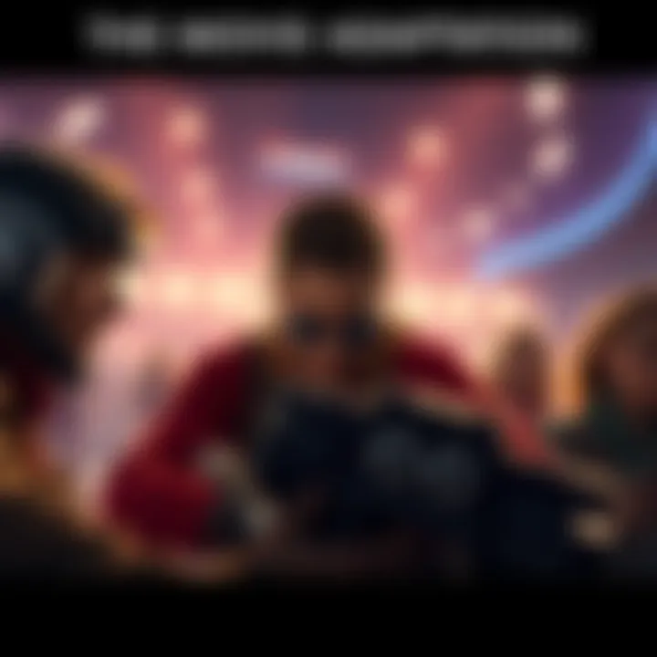 A scene from the movie showing key characters in an intense moment, highlighting new twists in the story.