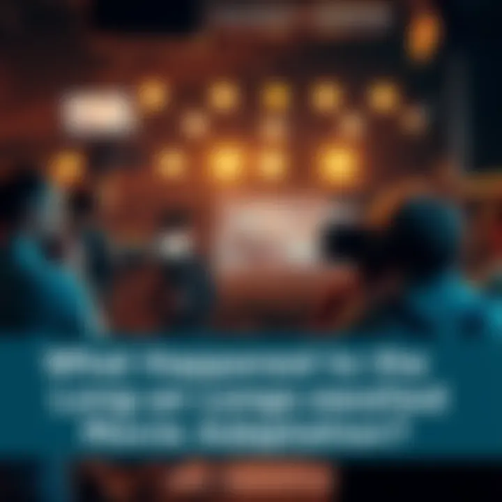 Movie Adaptation News A film set with cameras and lights, showing a crew discussing a movie project in progress.